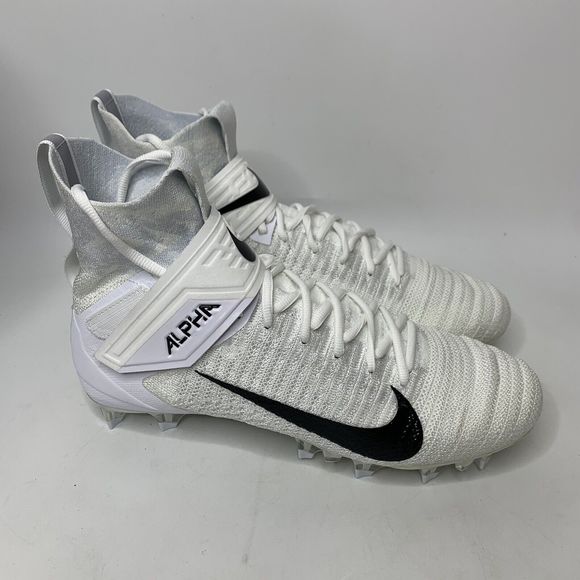 Nike Alpha Menace Elite 2 Football Cleats Flyknit Men\'s 13.5 White AO3374-101 main image 2